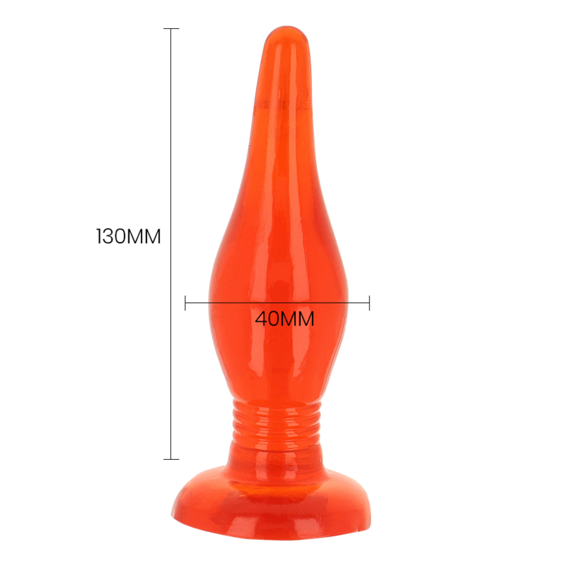 BAILE - RED SOFT TOUCH ANAL PLUG 14.2 CM - Imagen 5