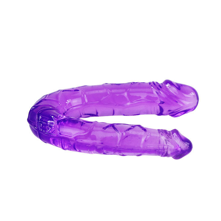 BAILE - DOUBLE DILDO IN LILAC FLEXIBLE JELLY - Imagen 2
