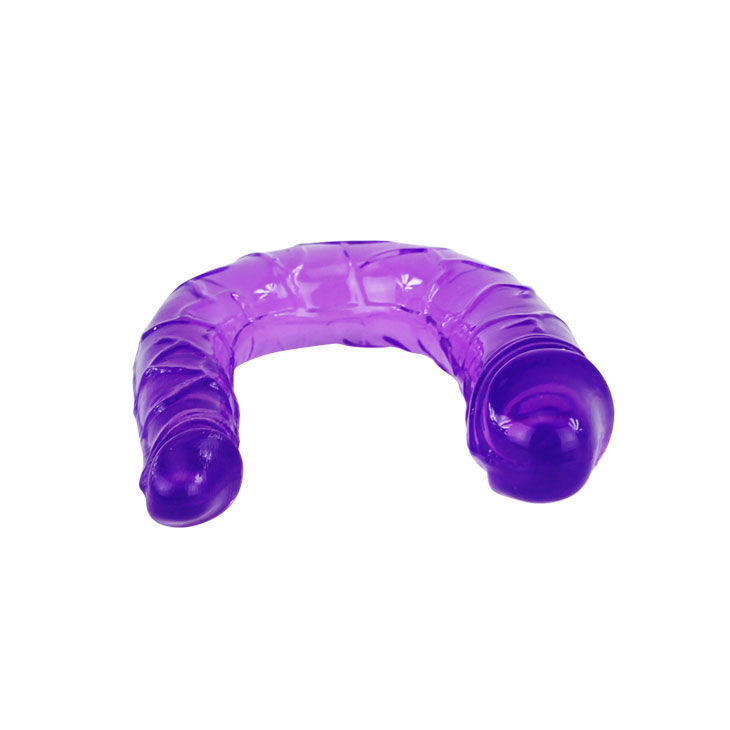 BAILE - DOUBLE DILDO IN LILAC FLEXIBLE JELLY - Imagen 3