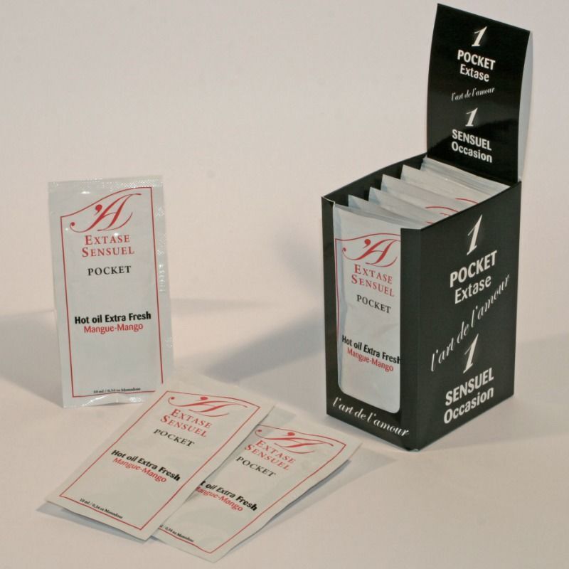 EXTASE SENSUAL - MANGO STIMULATING OIL 10 ML - Imagen 3
