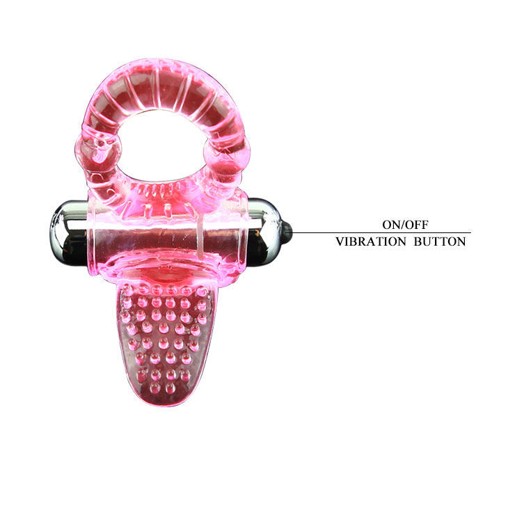 BAILE - SWEET ABS 10 RHYTHMS RING PINK VIBRATOR PENIS RING - Imagen 5