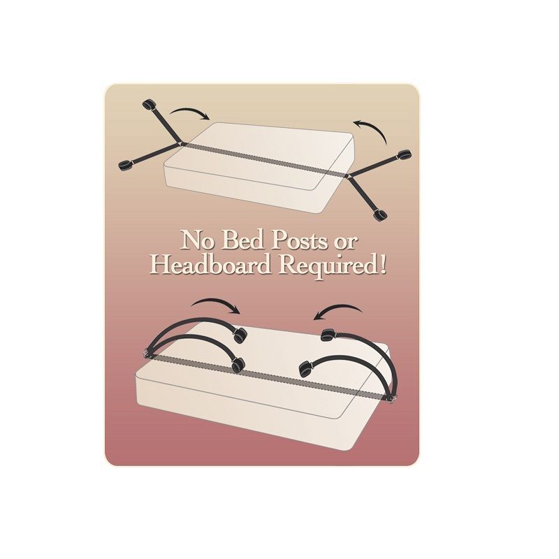 FETISH FANTASY SERIES - BED BINDINGS RESTRAINT KIT - Imagen 3