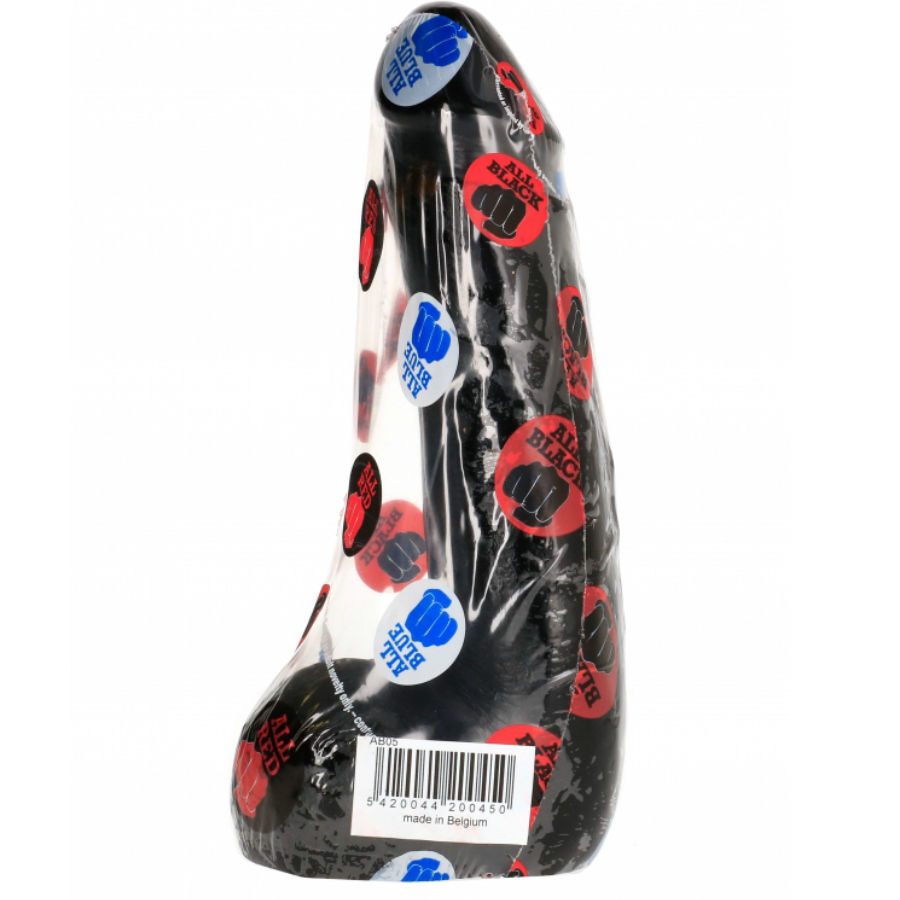 ALL BLACK - SOFT BLACK REALISTIC DILDO 20 CM - Imagen 3