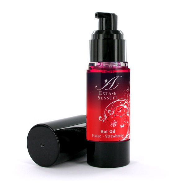 EXTASE SENSUAL - STRAWBERRY HEAT STIMULATING OIL 30 ML - Imagen 3