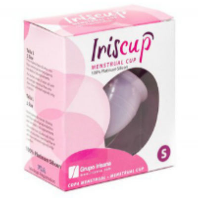 IRISCUP - SMALL PINK MONTH CUP A + FREE STERILIZER BAG - Imagen 2