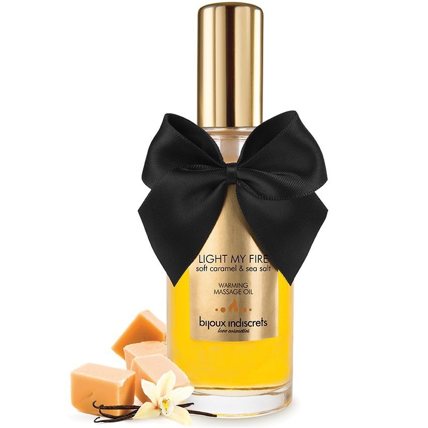 BIJOUX - MASSAGE OIL HEAT EFFECT CARAMEL AROMA - Imagen 2