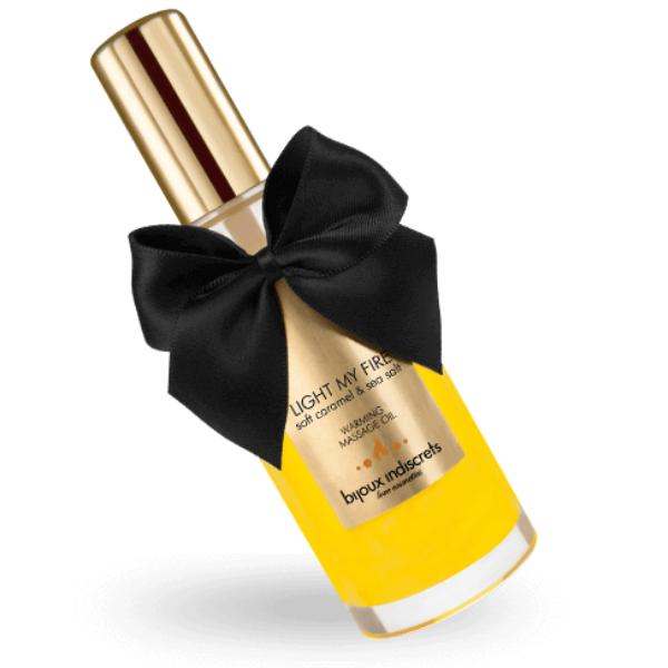 BIJOUX - MASSAGE OIL HEAT EFFECT CARAMEL AROMA - Imagen 3