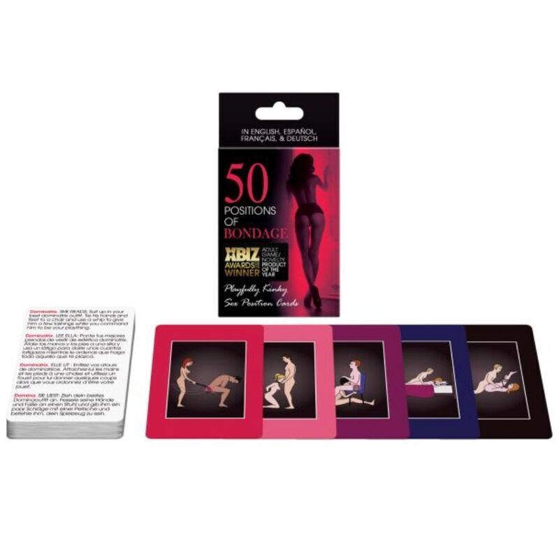 KHEPER GAMES - 50 POSITIONS OF BONDAGE CARDS - Imagen 2