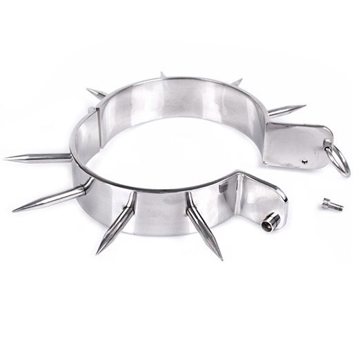 METAL HARD - BDSM SLAVE COLLAR WITH POINTS - Imagen 2