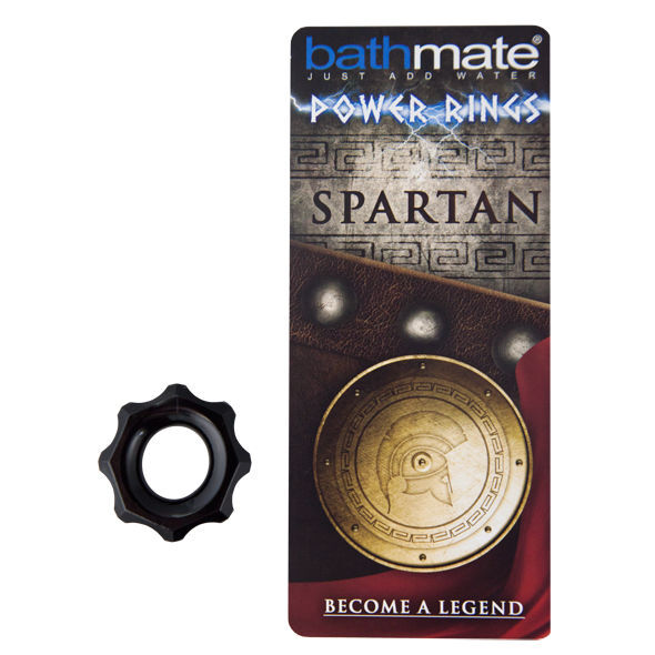 BATHMATE - SPARTAN BLACK PENIS RING - Imagen 2