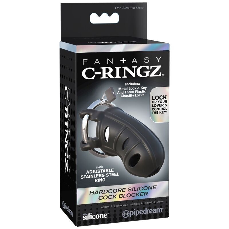 FANTASY C-RINGZ - EXTREME SILICONE COCK BLOCKER - Imagen 4