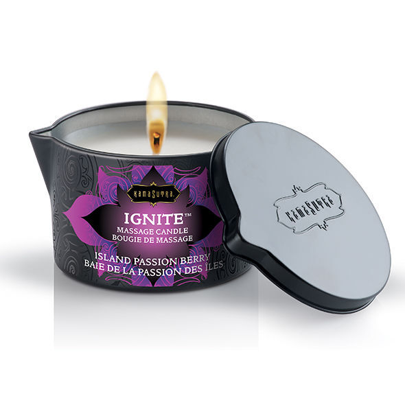 KAMASUTRA - MASSAGE CANDLE PASSION ISLAND 170GR - Imagen 2