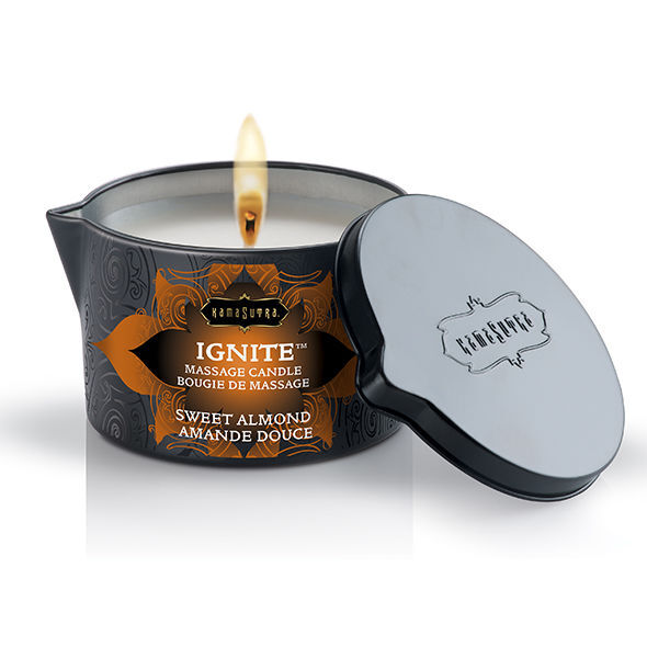 KAMASUTRA - MEDITERRANEAN ALMOND MASSAGE CANDLE 170GR - Imagen 2