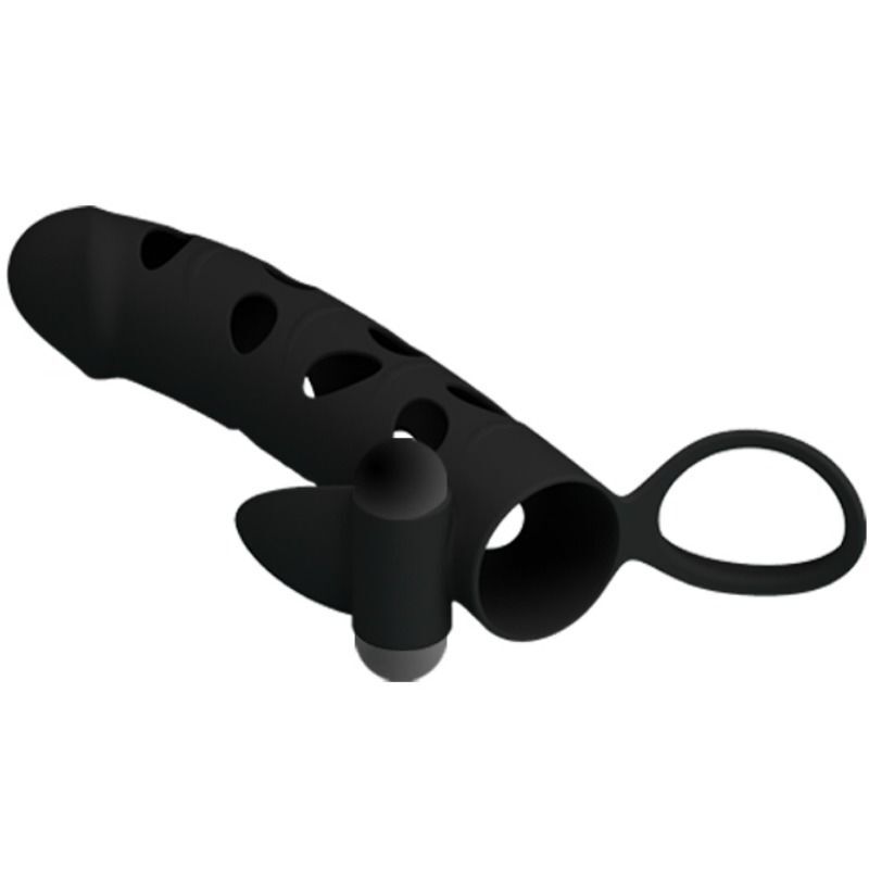 PRETTY LOVE - SILICONE COVER WITH VIBRATION 15.2 CM - Imagen 3