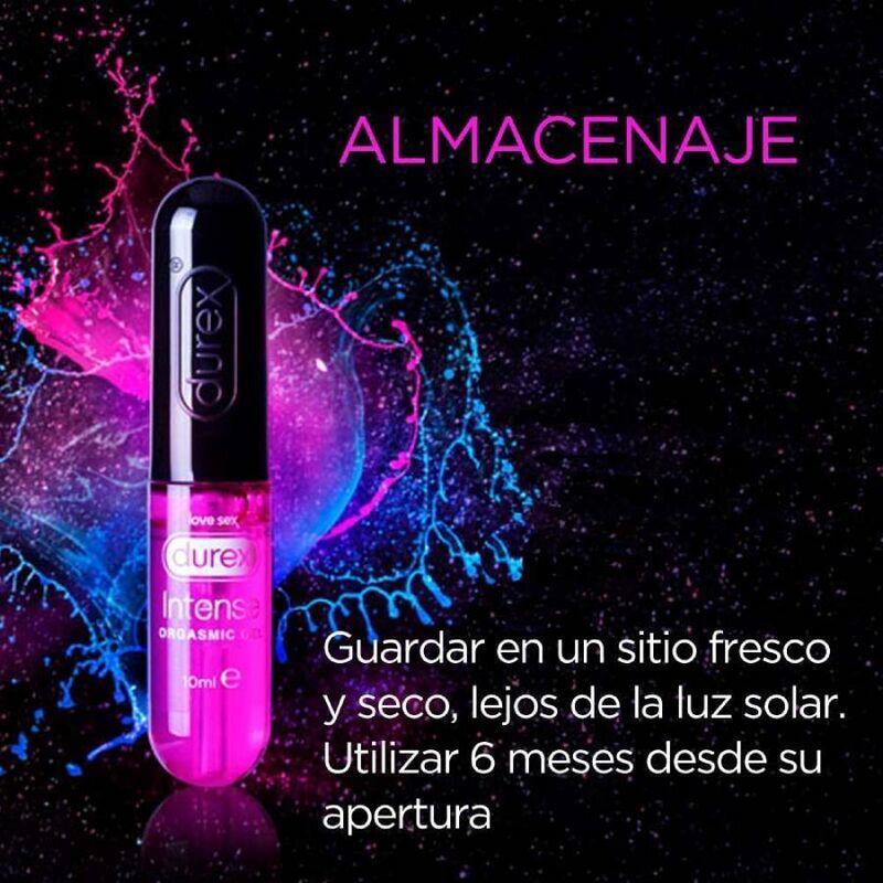 DUREX - LUBRICANT ORGASMIC GEL 10 ML - Imagen 2