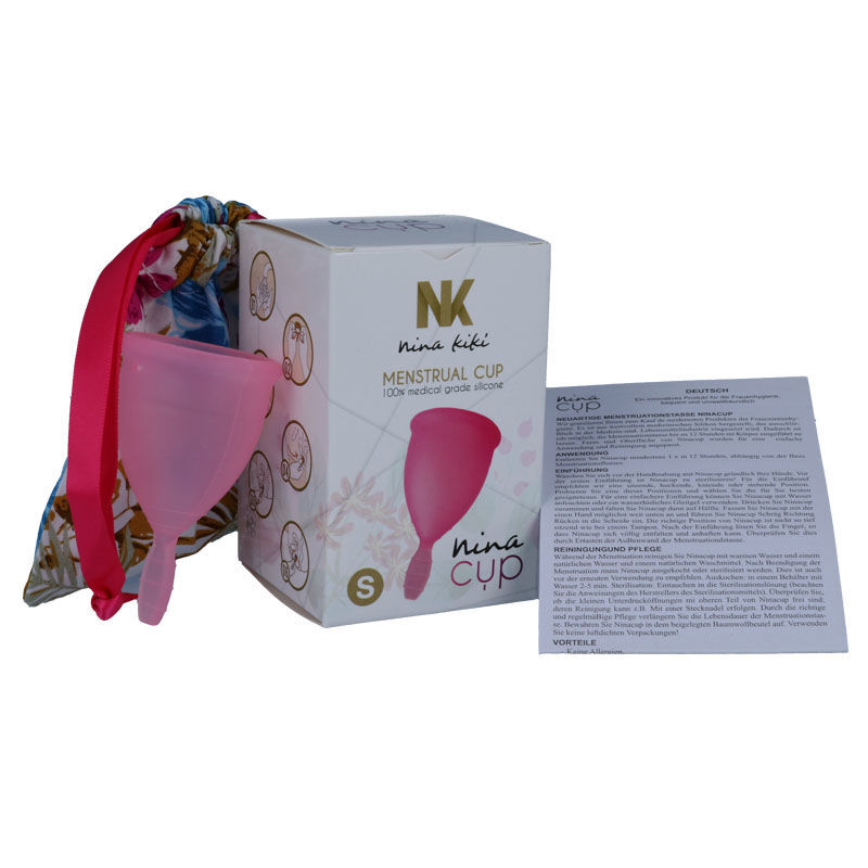 NINA KIKÍ - MENSTRUAL CUP PINK - SIZE S - Imagen 5