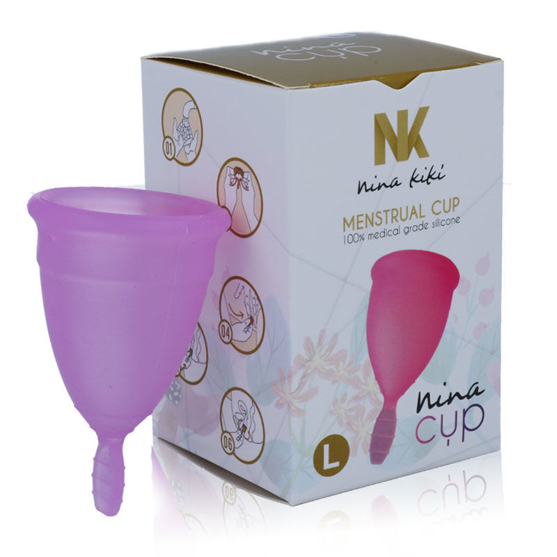 NINA KIKÍ - MENSTRUAL CUP PURPLE - SIZE L - Imagen 3