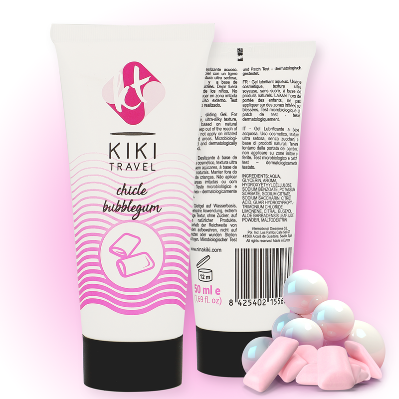 KIKÍ TRAVEL - BUBBLEGUM LUBRICANT 50 ML - Imagen 2