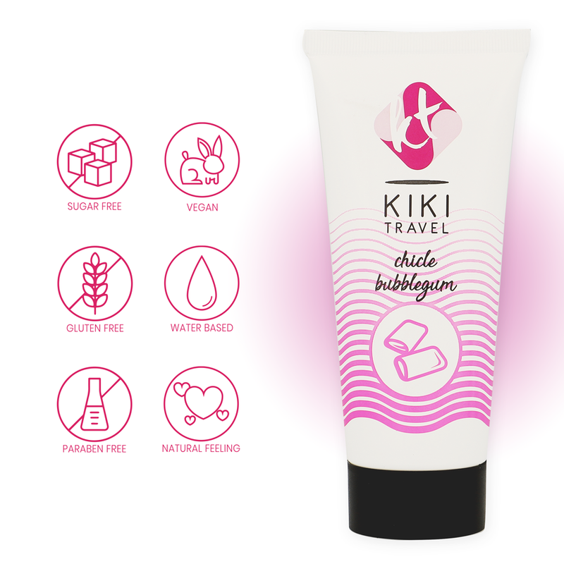 KIKÍ TRAVEL - BUBBLEGUM LUBRICANT 50 ML - Imagen 4