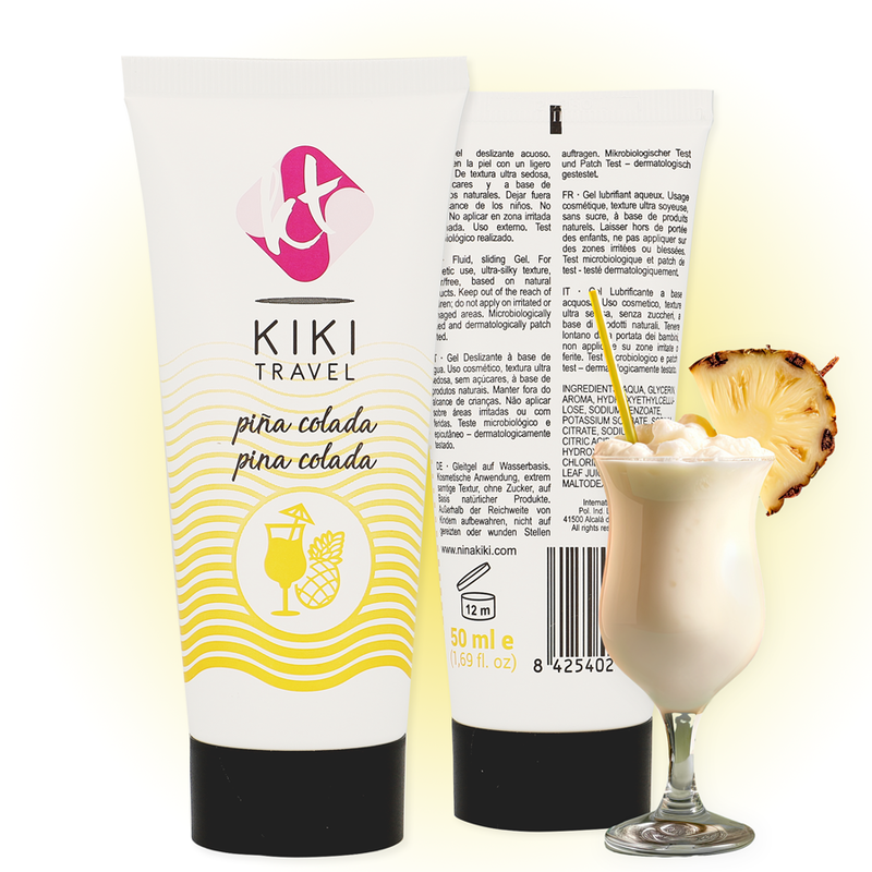KIKÍ TRAVEL - PINA COLADA LUBRICANT 50 ML - Imagen 2