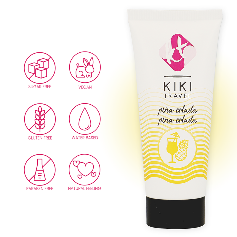 KIKÍ TRAVEL - PINA COLADA LUBRICANT 50 ML - Imagen 4