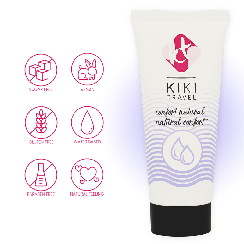 KIKÍ TRAVEL - CONFORT NATURAL LUBRICANT 50 ML - Imagen 4
