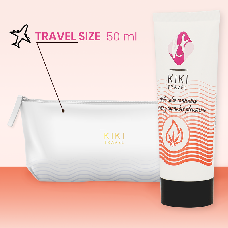 KIKÍ TRAVEL - CANNABIS HOT EFFECT LUBRICANT 50 ML - Imagen 3