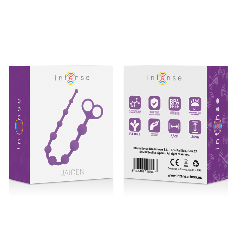 INTENSE - JAIDEN ANAL BEADS LILAC - Imagen 5