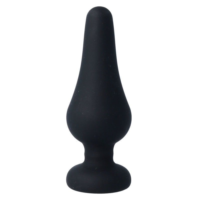 INTENSE - ANAL PLUG PIPO L BLACK SILICONE 13 CM - Imagen 3
