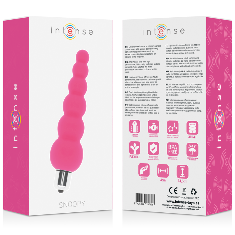 INTENSE - SNOOPY 7 SPEEDS SILICONE INTENSE - PINK - Imagen 4