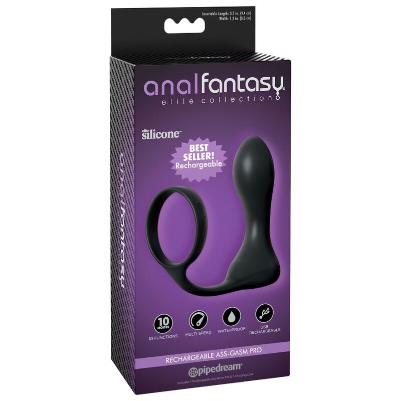 ANAL FANTASY ELITE COLLECTION - RECHARGEABLE ASS-GASM PRO - Imagen 3