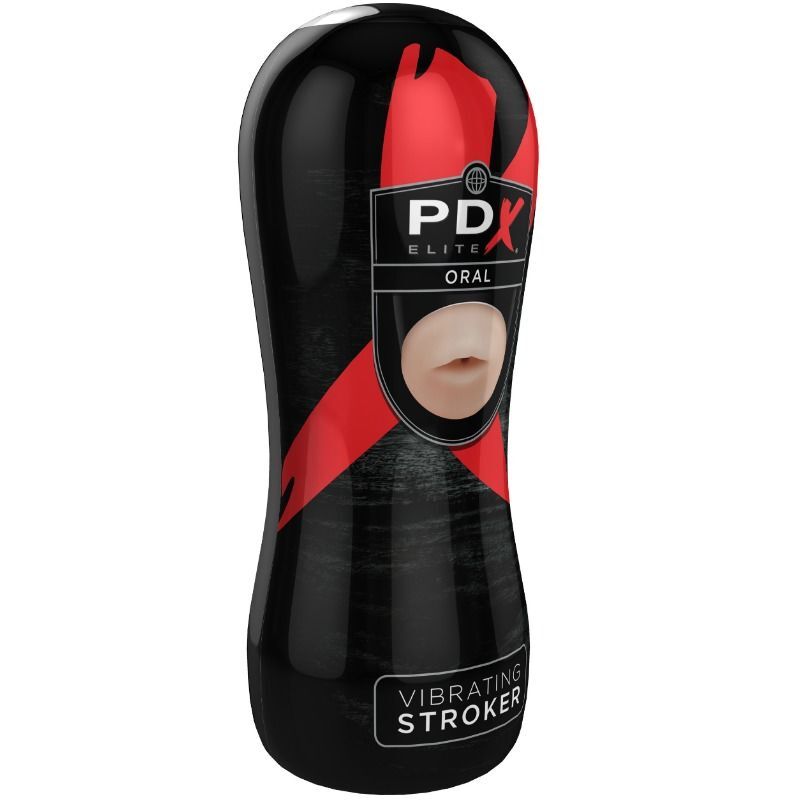 PDX ELITE - VIBRATING ORAL STROKER - Imagen 2