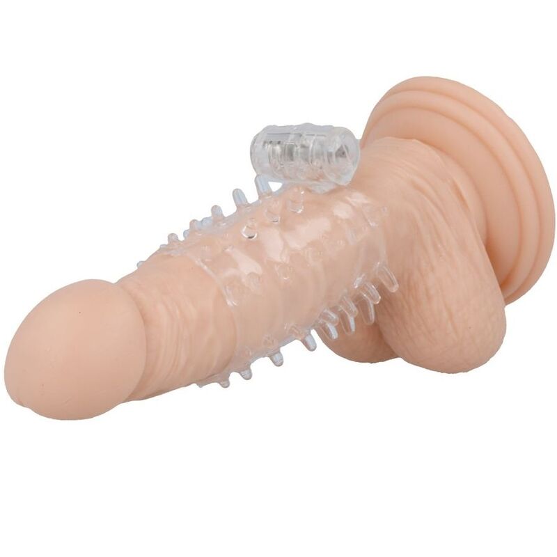CASUAL LOVE - RING VIBRATING SLEEVE TRANSPARENT - Imagen 2
