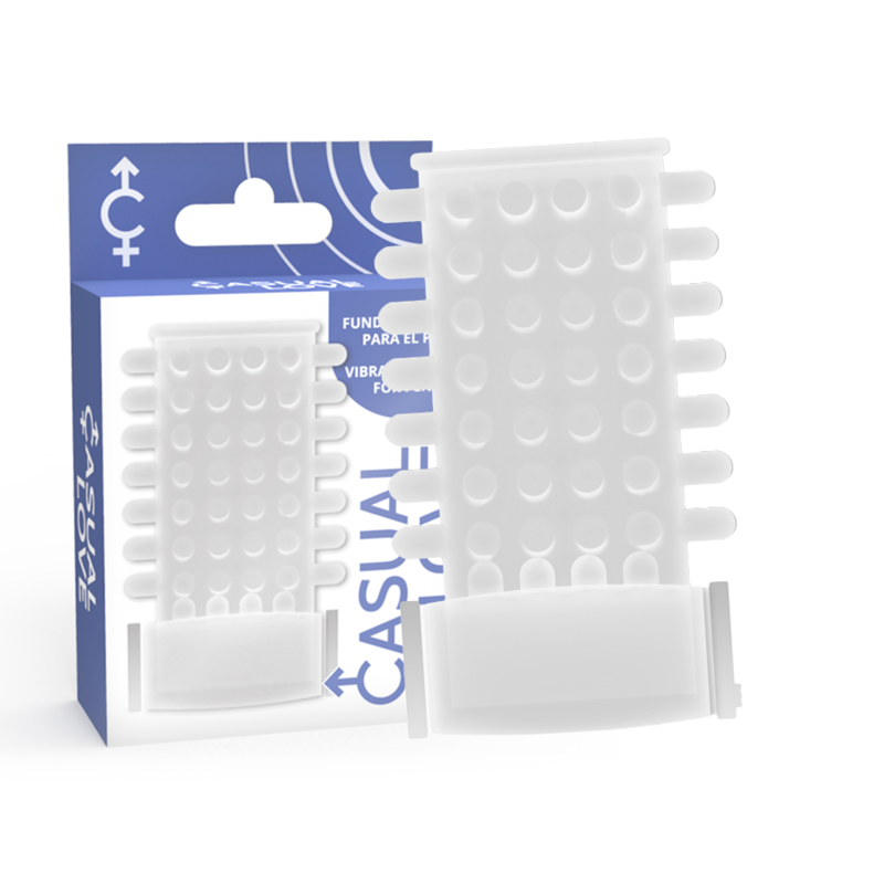CASUAL LOVE - RING VIBRATING SLEEVE TRANSPARENT - Imagen 3