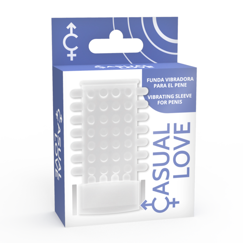 CASUAL LOVE - RING VIBRATING SLEEVE TRANSPARENT - Imagen 5