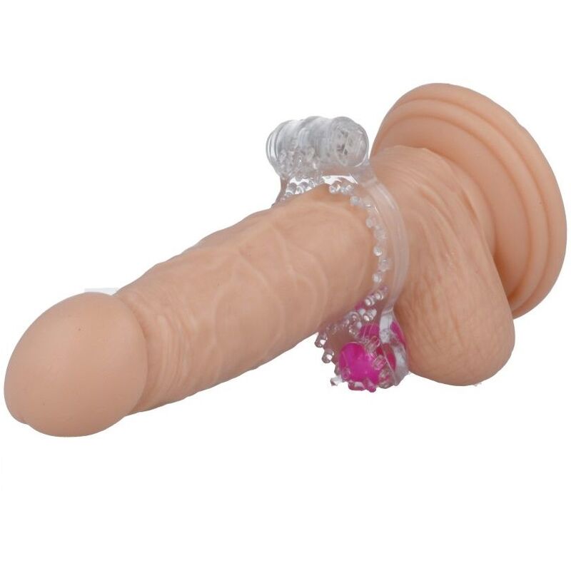 CASUAL LOVE - RING VIBRATING DOUBLE PLEASURE TRANSPARENT - Imagen 3