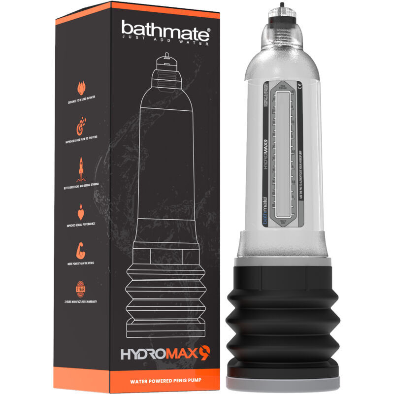 BATHMATE - HYDROMAX 9 TRANSPARENT PENIS INCREASE PUMP - Imagen 2