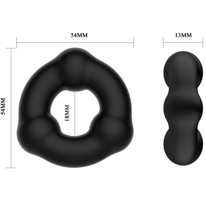 CRAZY BULL - SUPER SOFT SILICONE RING WITH NODULES - Imagen 3