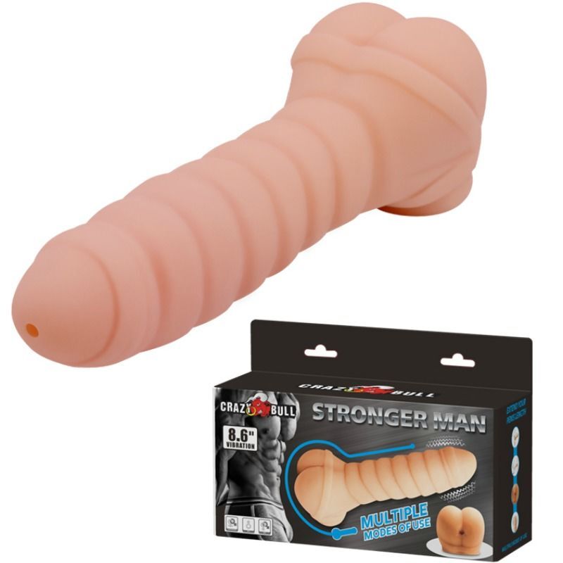 CRAZY BULL - MULTIFUNCTIONAL PENIS 21.8 CM - Imagen 4