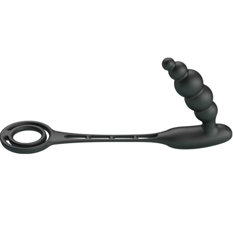 PRETTY LOVE - PENIS RINGS WITH VIBRATOR PLUG - Imagen 2