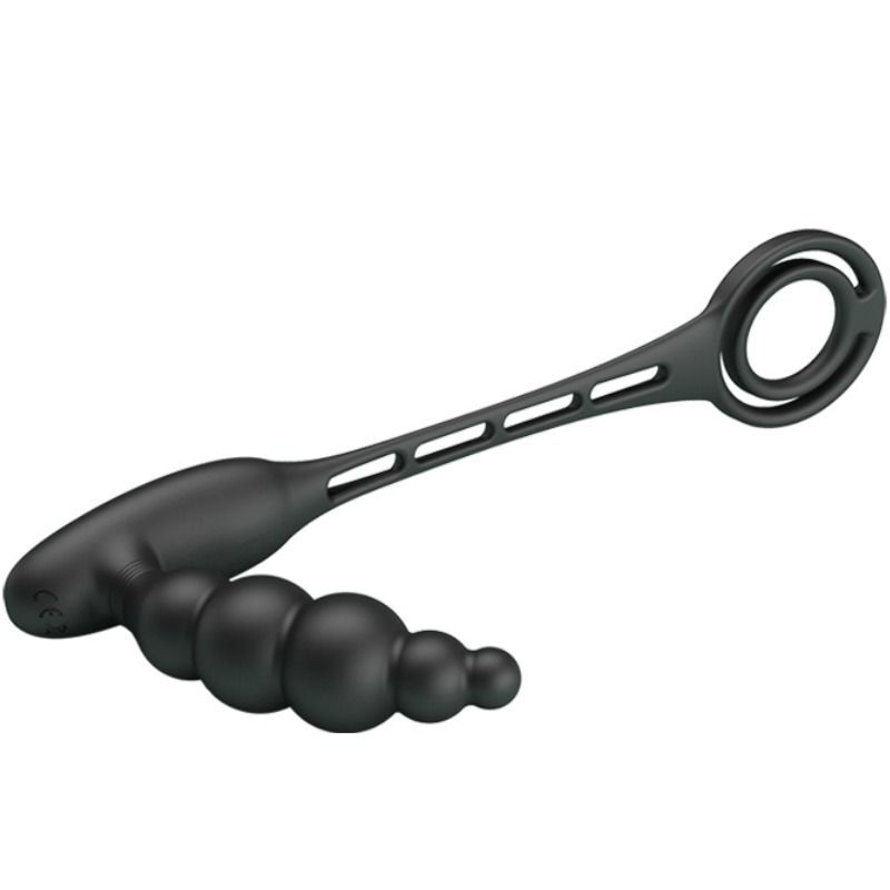 PRETTY LOVE - PENIS RINGS WITH VIBRATOR PLUG - Imagen 4