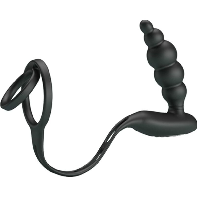 PRETTY LOVE - PENIS RINGS WITH VIBRATOR PLUG - Imagen 5