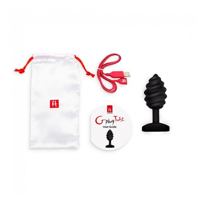G-VIBE - GPLUG TWIST WITH VIBRATION BLACK - Imagen 2