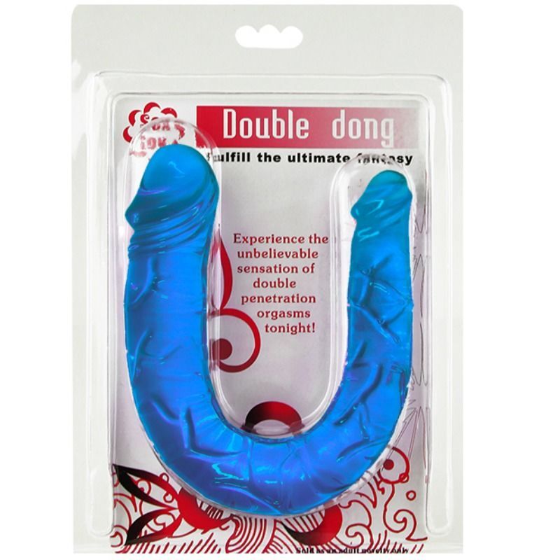 BAILE - DOUBLE DONG DOUBLE DILDO BLUE - Imagen 2