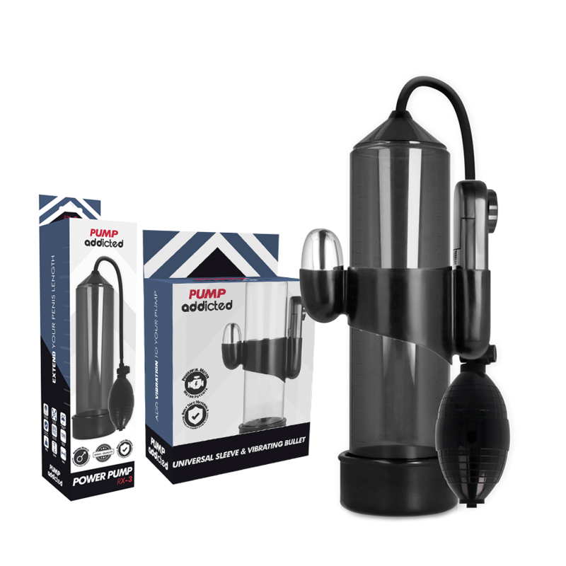 PUMP ADDICTED - RX3 BLACK VIBRATOR - Imagen 2