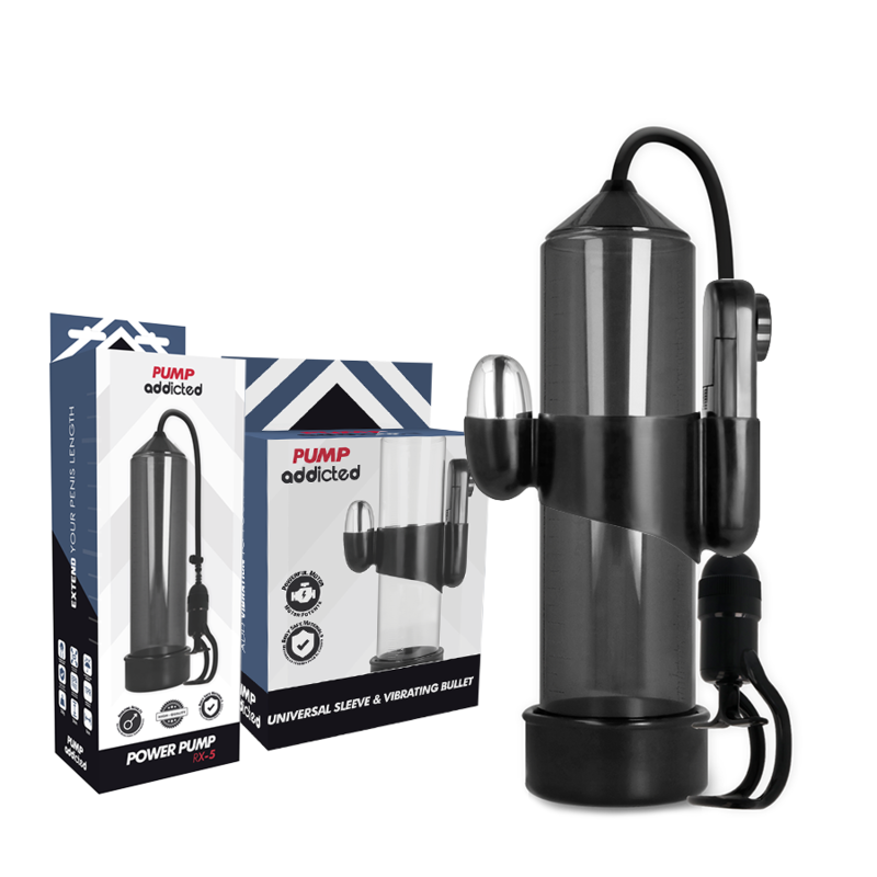 PUMP ADDICTED - RX5 BLACK VIBRATOR - Imagen 2