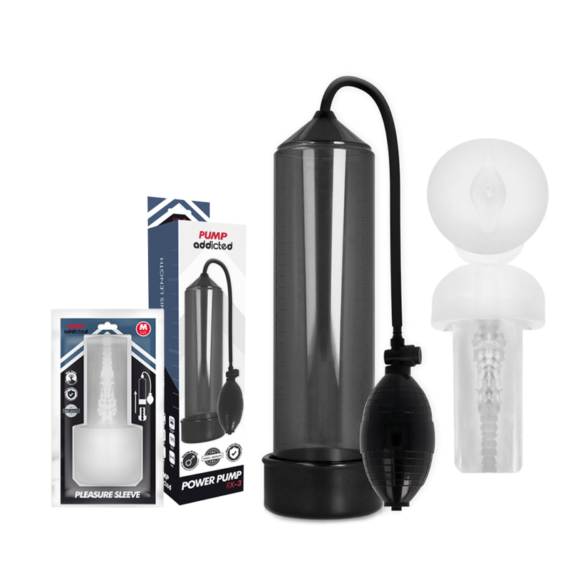 PUMP ADDICTED - RX3 BLACK WITH PLEASURE SLEEVE - Imagen 2