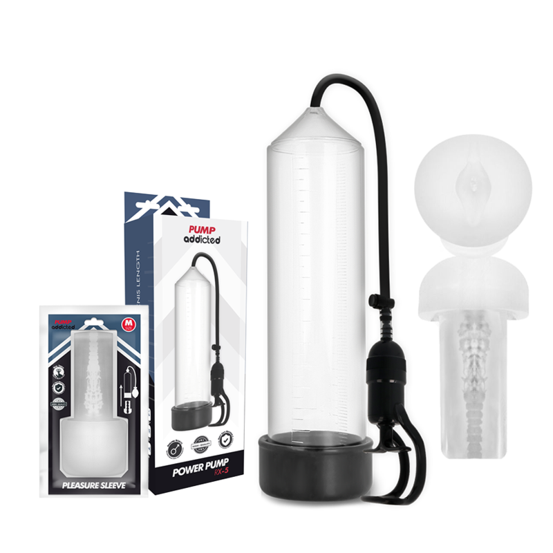 PUMP ADDICTED - RX5 TRANSPARENT WITH MASTURBATOR - Imagen 2