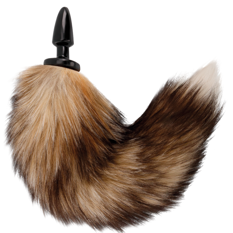 DARKNESS - NATURAL TAIL WITH SILICONE ANAL PLUG 10 CM - Imagen 2