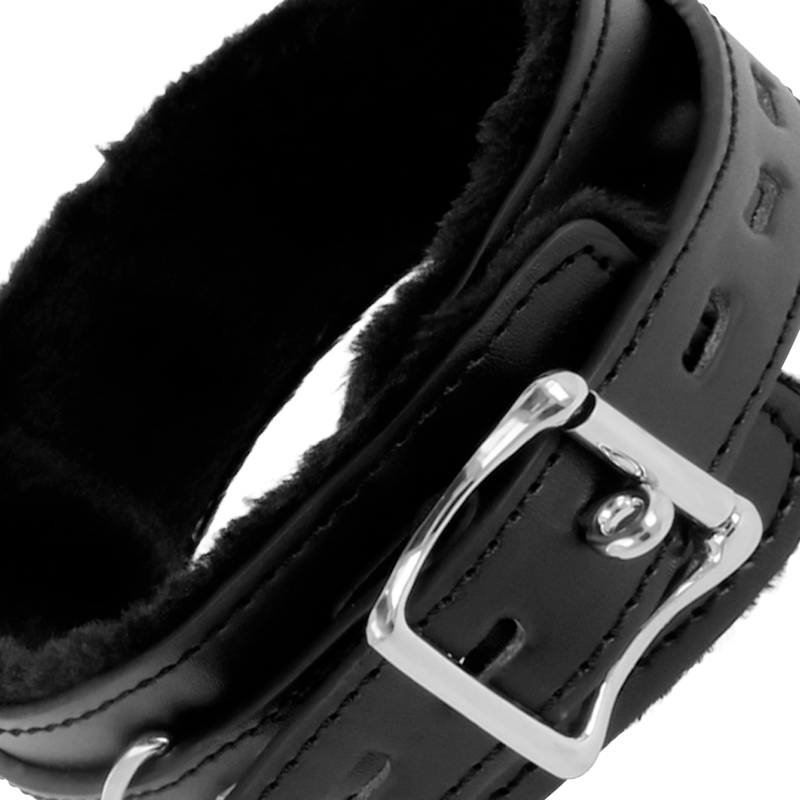 DARKNESS - COMFORTABLE POSTURE NECKLACE WITH LEATHER CHAIN - Imagen 4